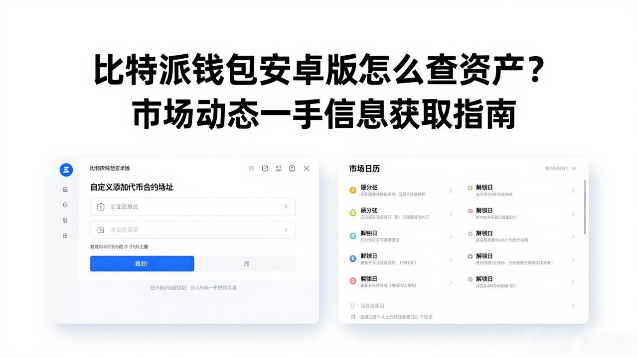 比特派钱包安卓版怎么查资产？市场动态一手信息获取指南