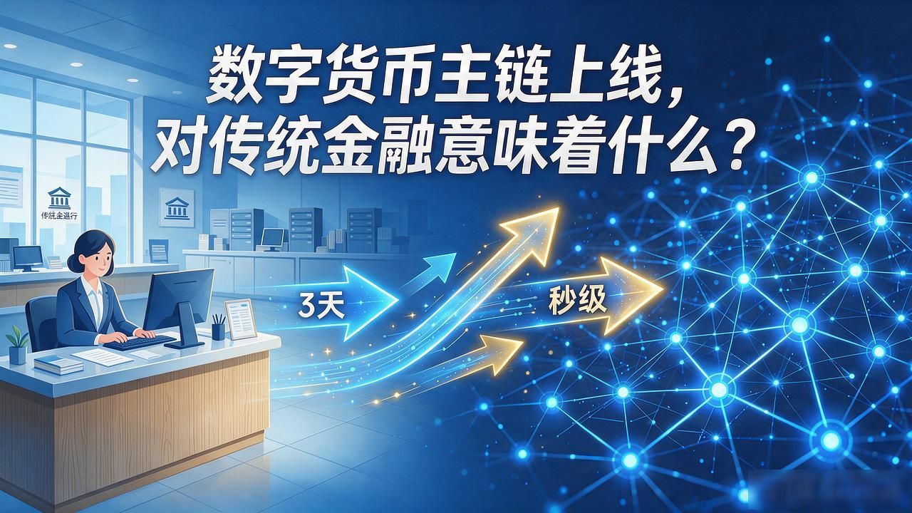 数字货币主链上线，对传统金融意味着什么？