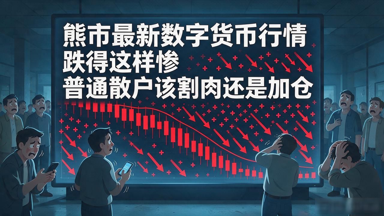 熊市最新数字货币行情 跌得这样惨 普通散户该割肉还是加仓