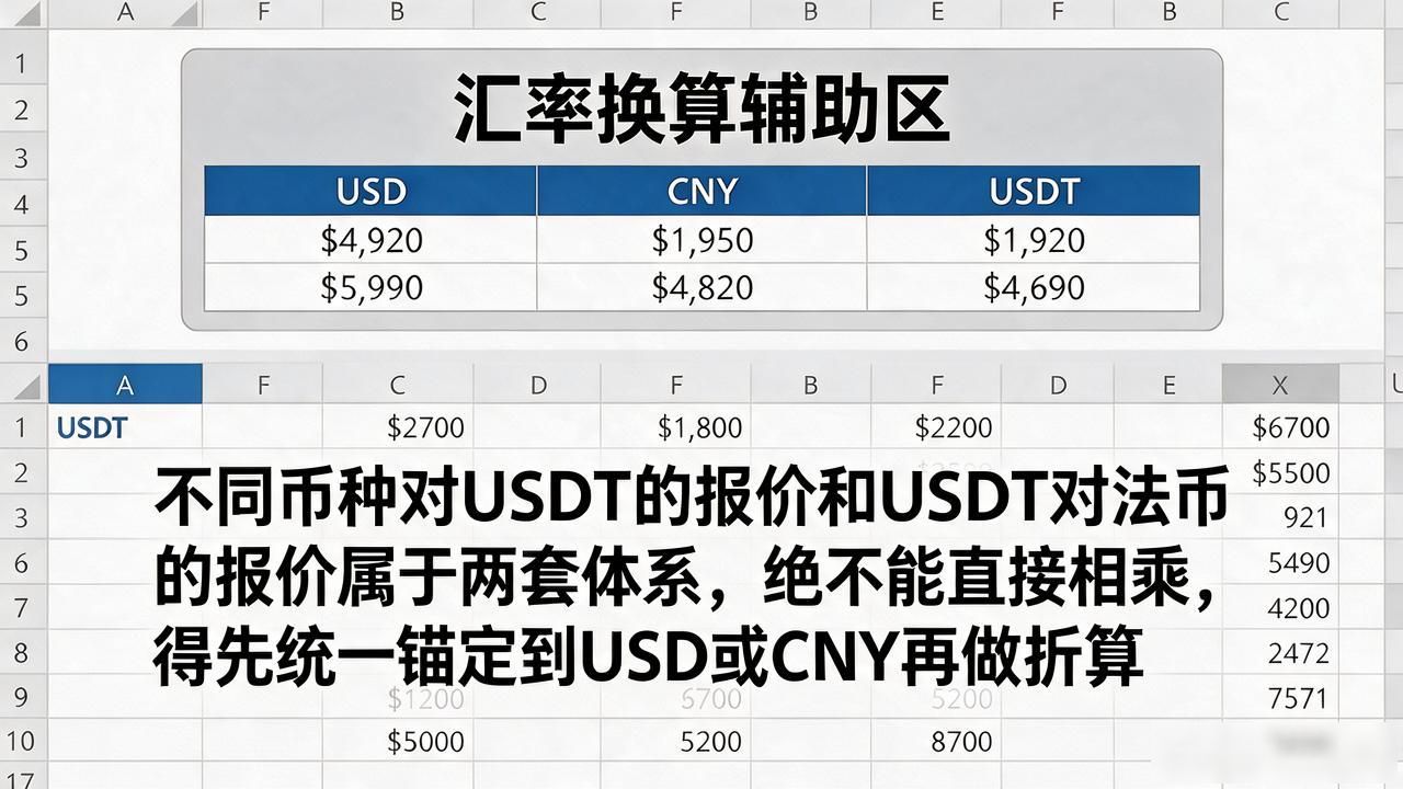 表格中数字货币怎么录入、计算和核对？财务人实操避坑指南