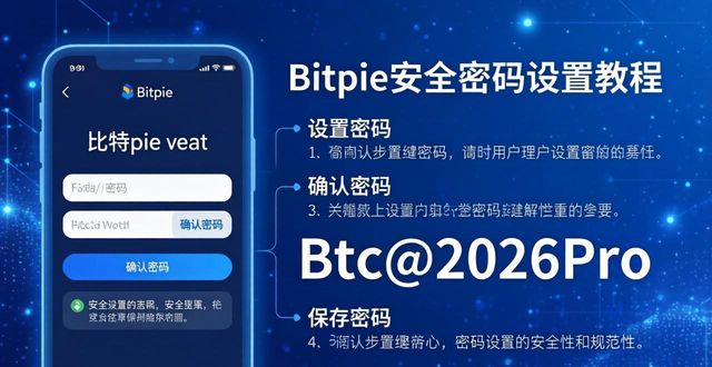 Bitpie安全密码设置教程 三步搞定