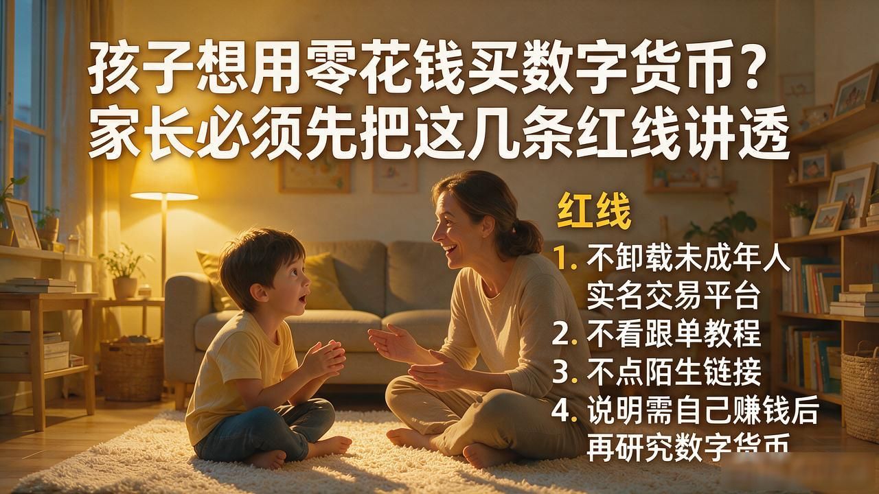 数字货币未成年怎么用_14岁孩子如何理解虚拟货币_家长如何引导孩子认识数字货币风险