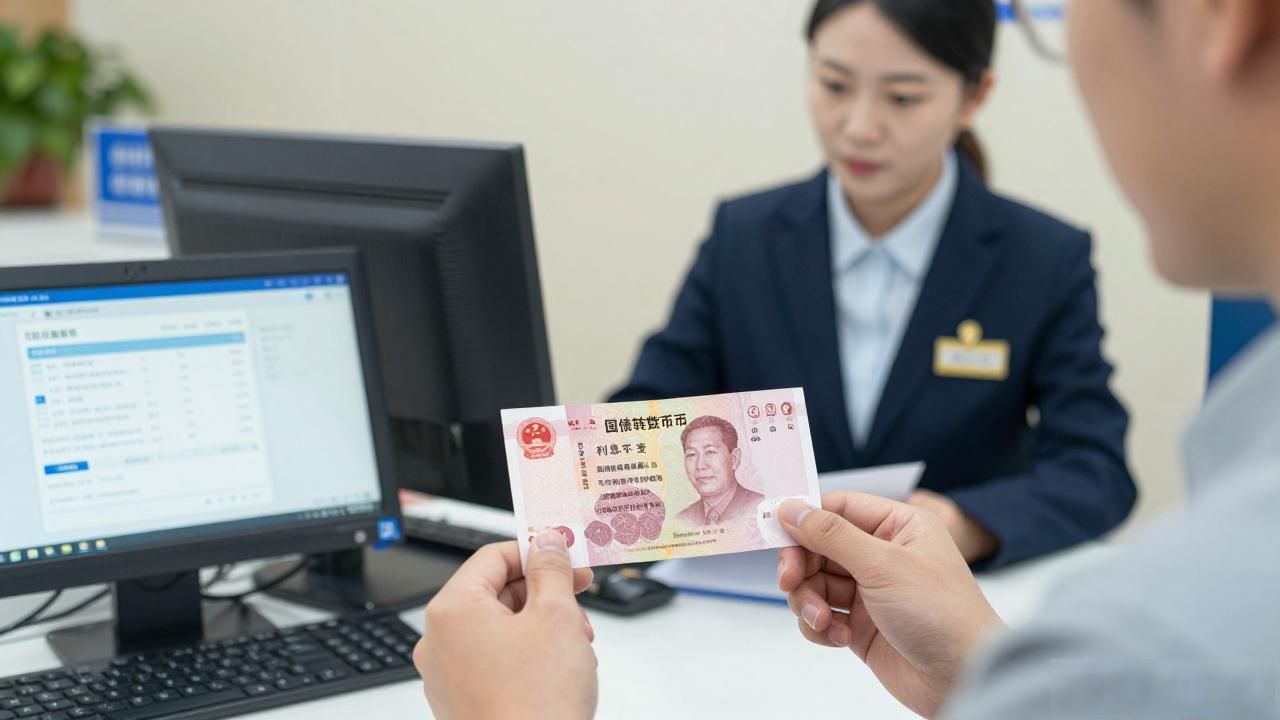 国债要转成数字货币了？我干了二十年柜台，普通人别慌，三步就能办好