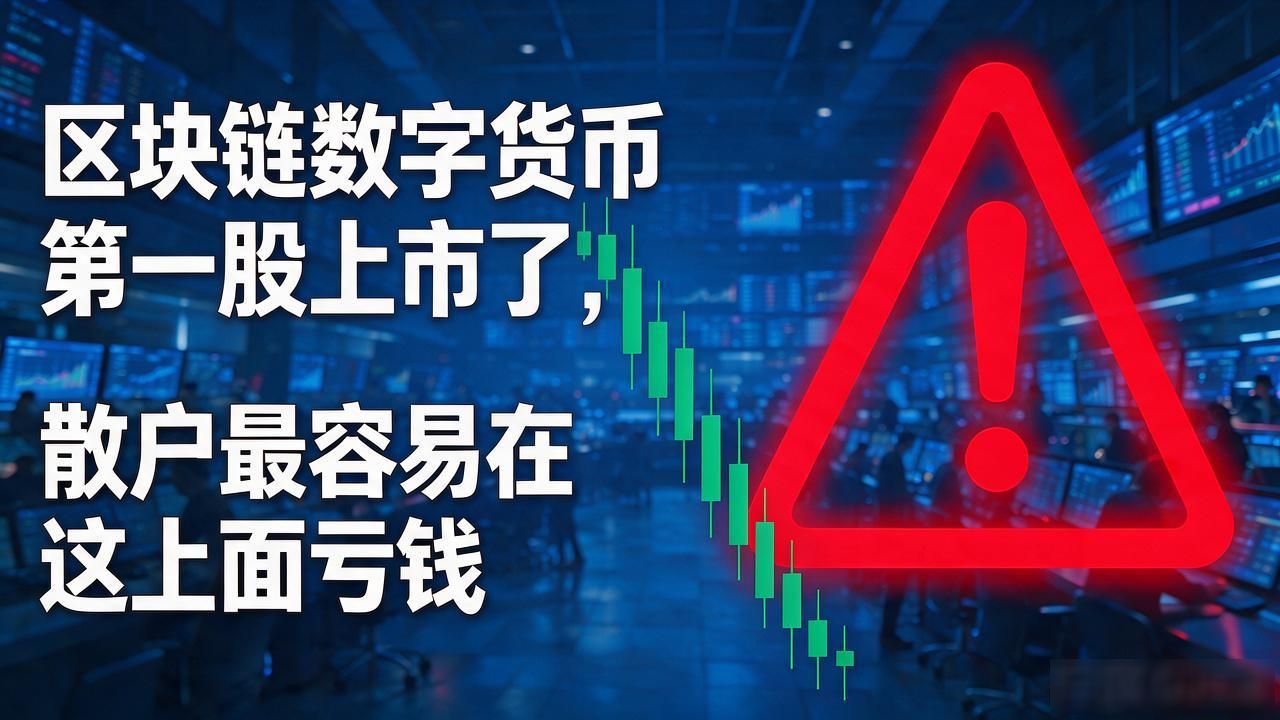 区块链数字货币第一股上市了，散户最容易在这上面亏钱