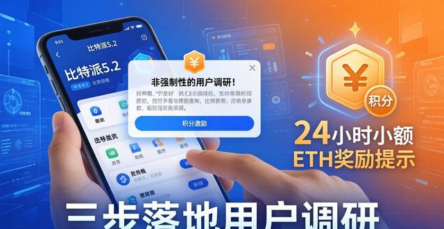 比特派5.2下载中，三步落地用户调研