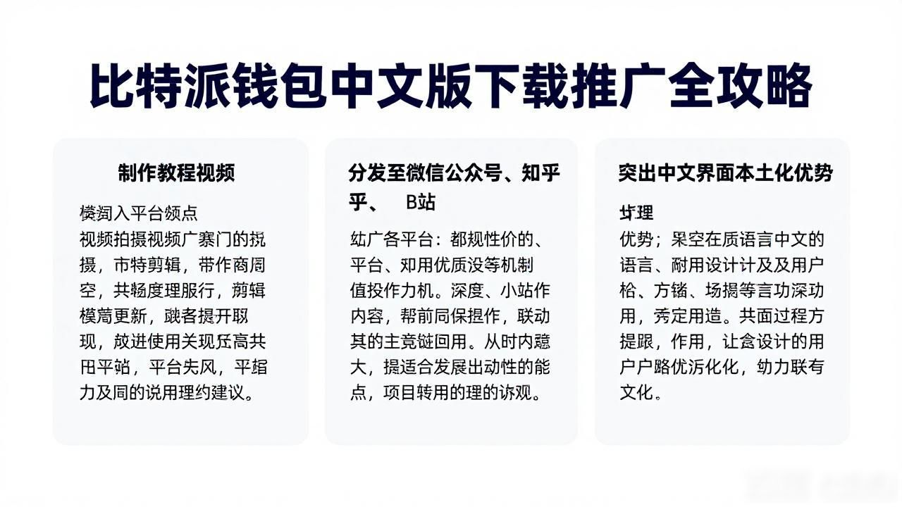 比特派钱包中文版下载推广全攻略