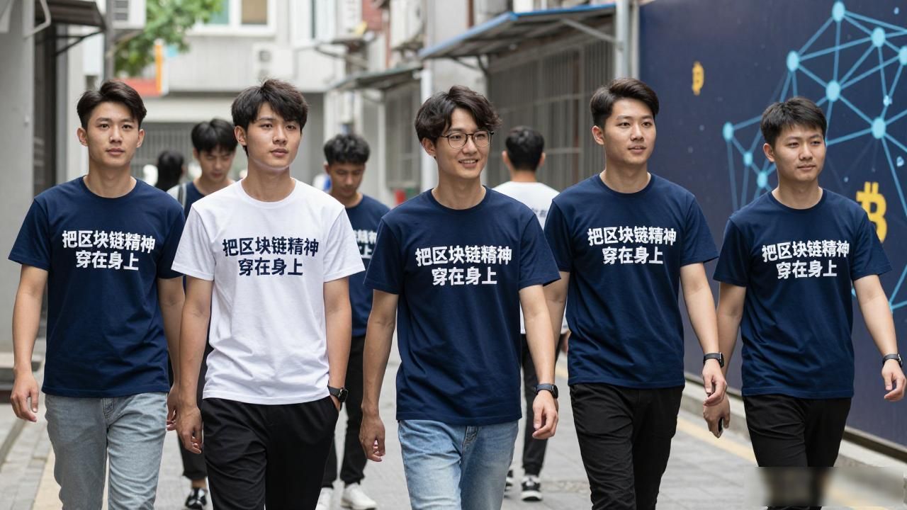 Web3理念服饰日常表达_数字货币文化衫男潮_数字货币文化衫潮流穿搭