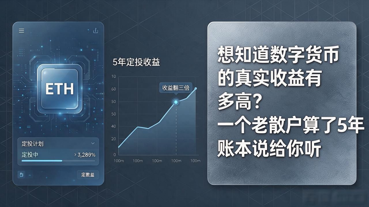 想知道数字货币的真实收益有多高？一个老散户算了5年账本说给你听