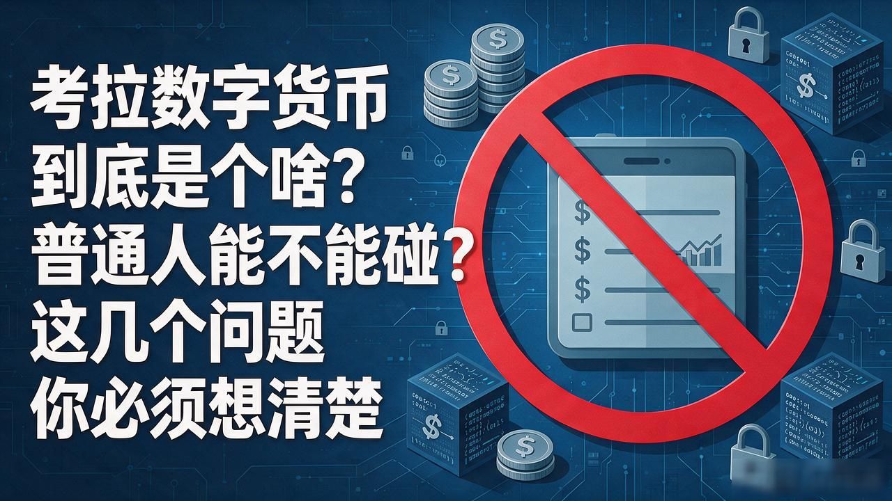 考拉数字货币到底是个啥？普通人能不能碰？这几个问题你必须想清楚
