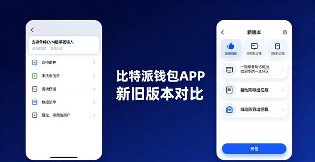 比特派钱包APP新旧版本对比：聊聊最新版到底好用在哪儿