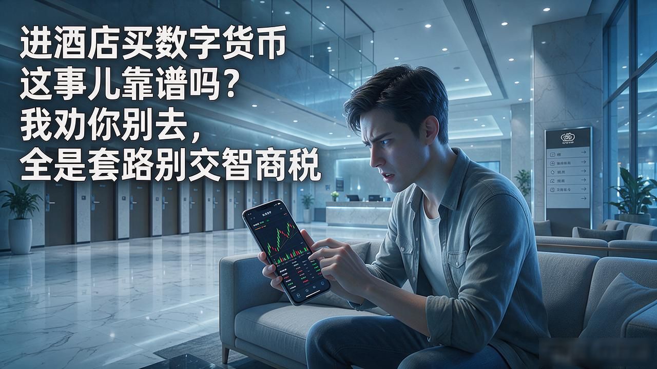 进酒店买数字货币这事儿靠谱吗？我劝你别去，全是套路别交智商税