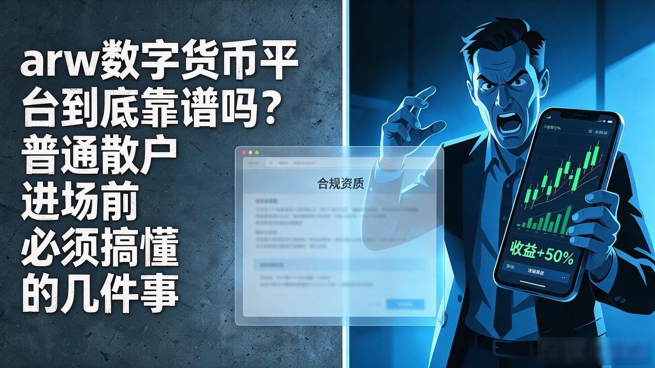 arw数字货币平台到底靠谱吗？普通散户进场前必须搞懂的几件事