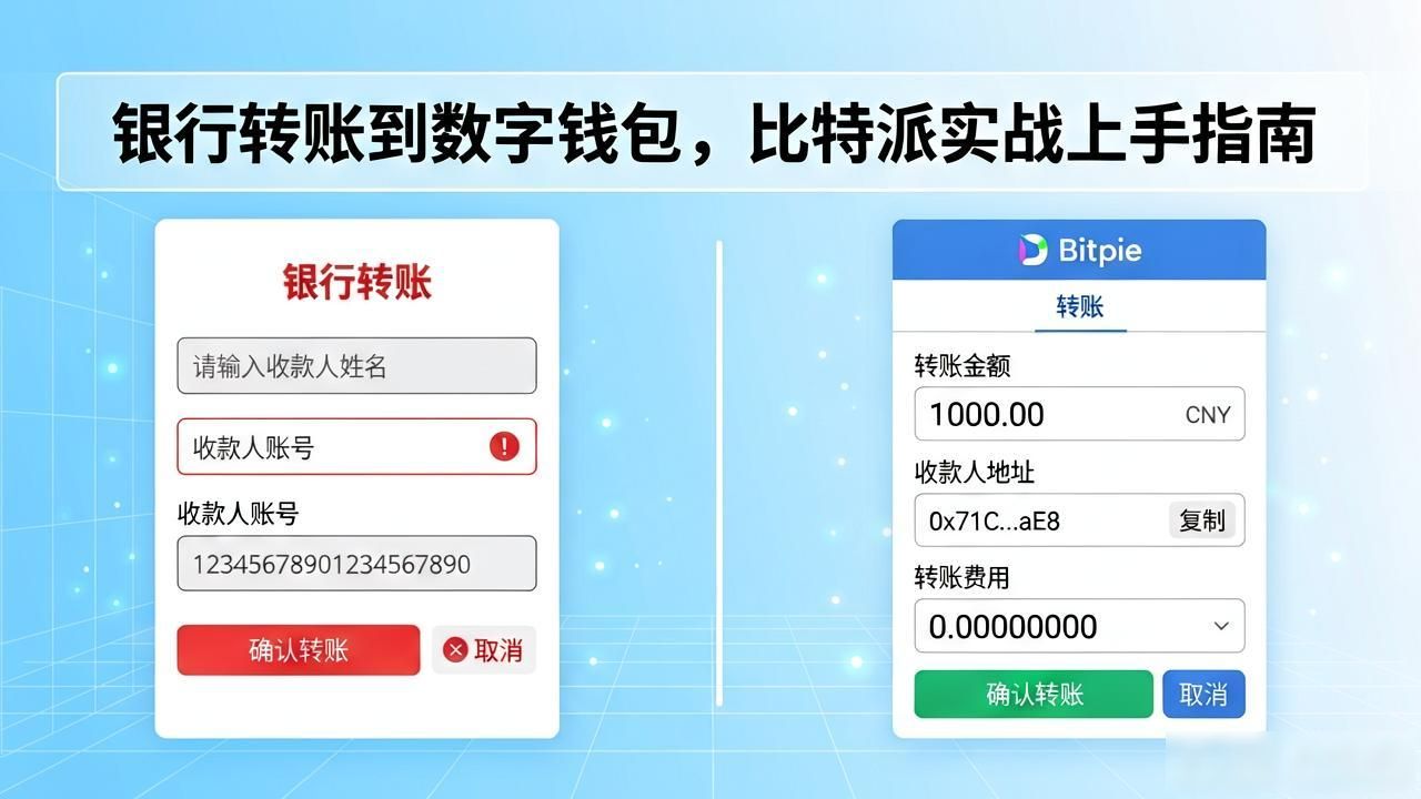 银行转账到数字钱包，比特派实战上手指南