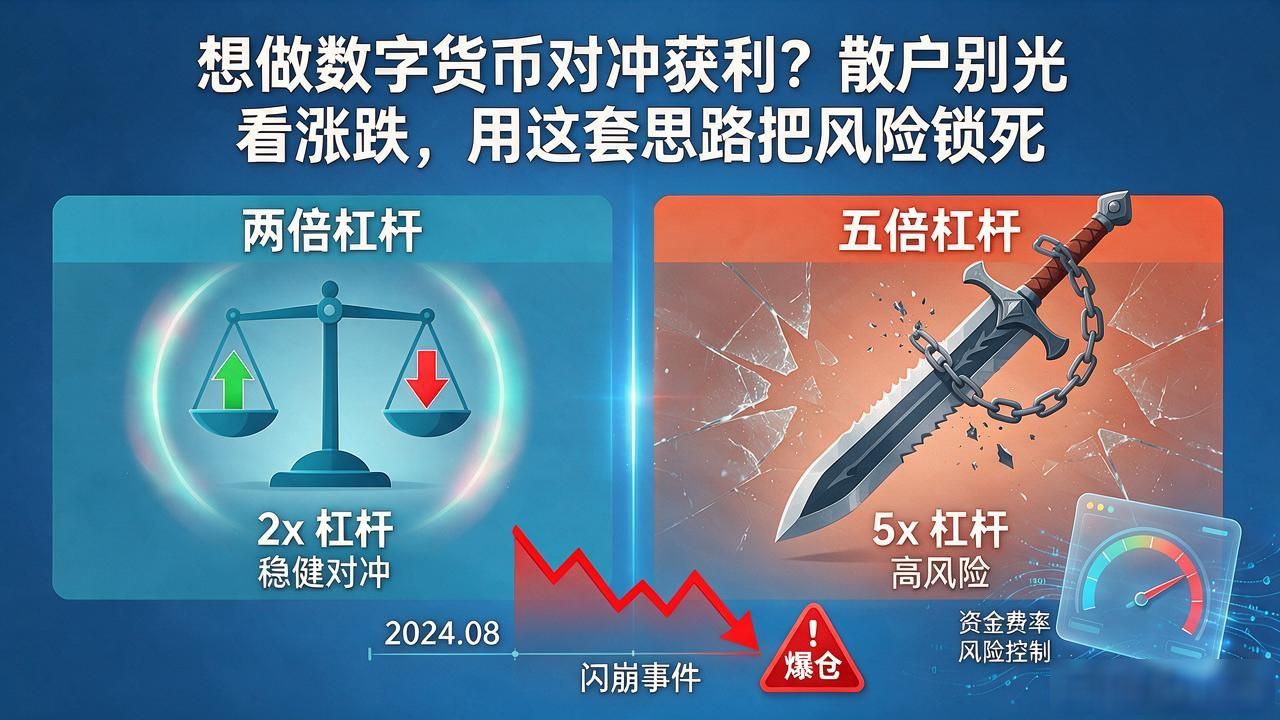 想做数字货币对冲获利？散户别光看涨跌，用这套思路把风险锁死