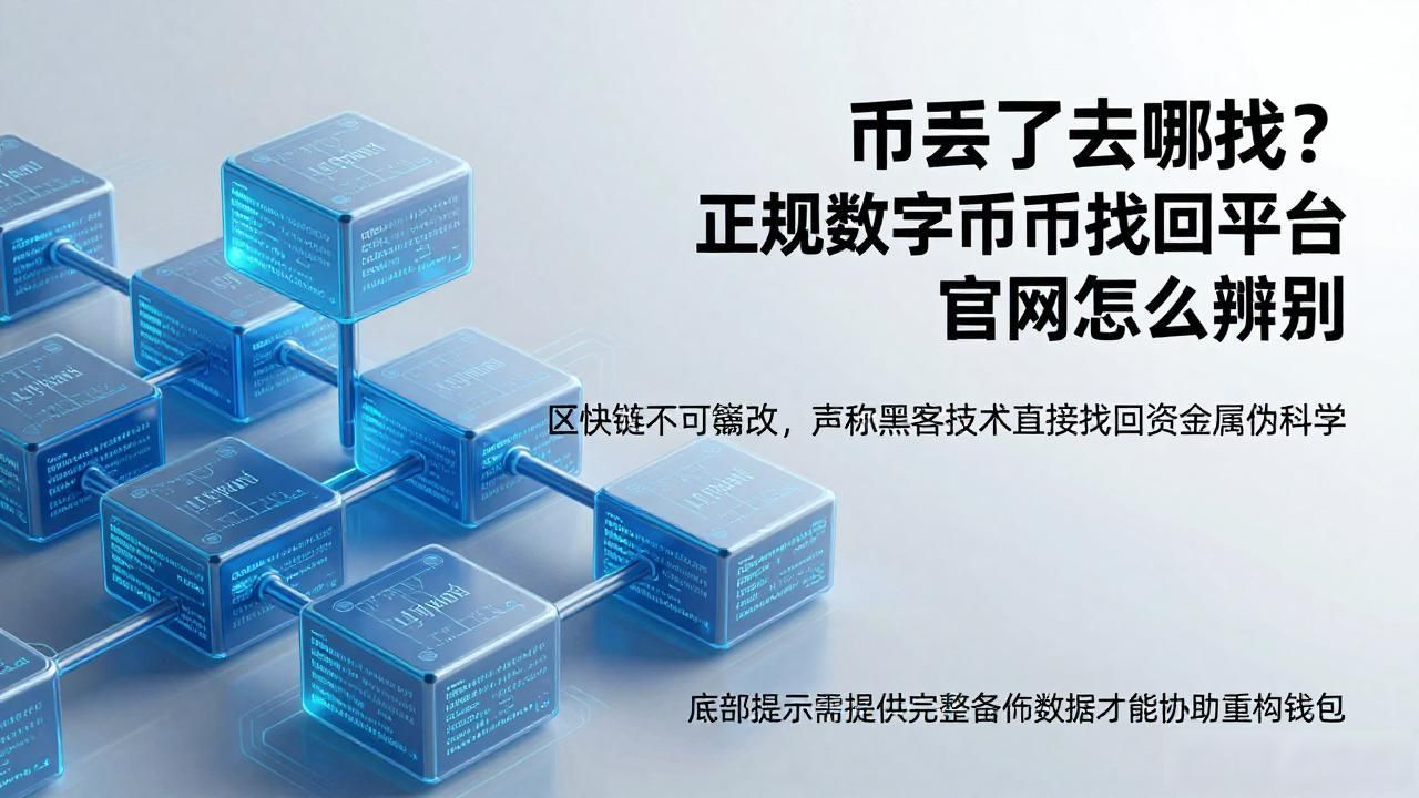 币丢了去哪找？正规数字货币找回平台官网怎么辨别