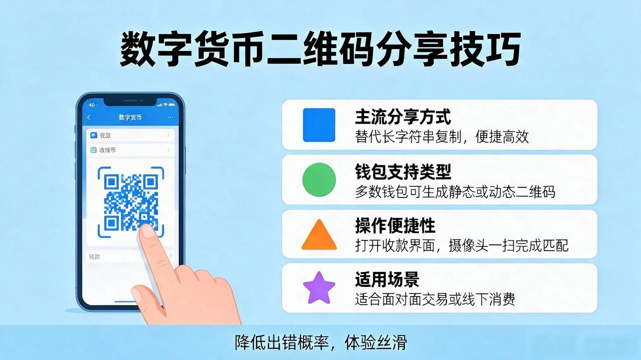 数字货币的分享方式有哪些？钱包地址二维码实用分享技巧详解