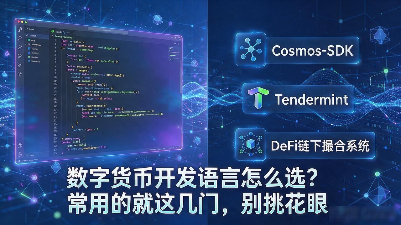 数字货币开发语言怎么选？常用的就这几门，别挑花眼
