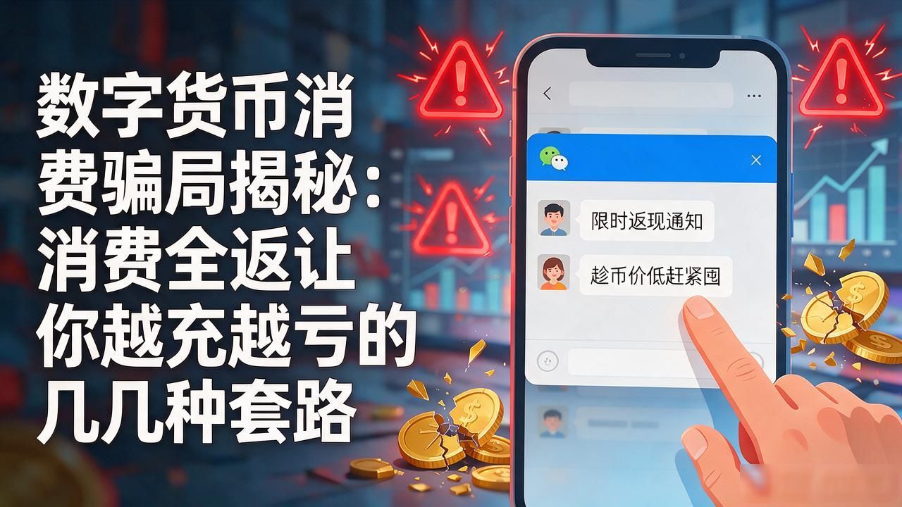 数字货币消费骗局揭秘："消费全返"让你越充越亏的几种套路