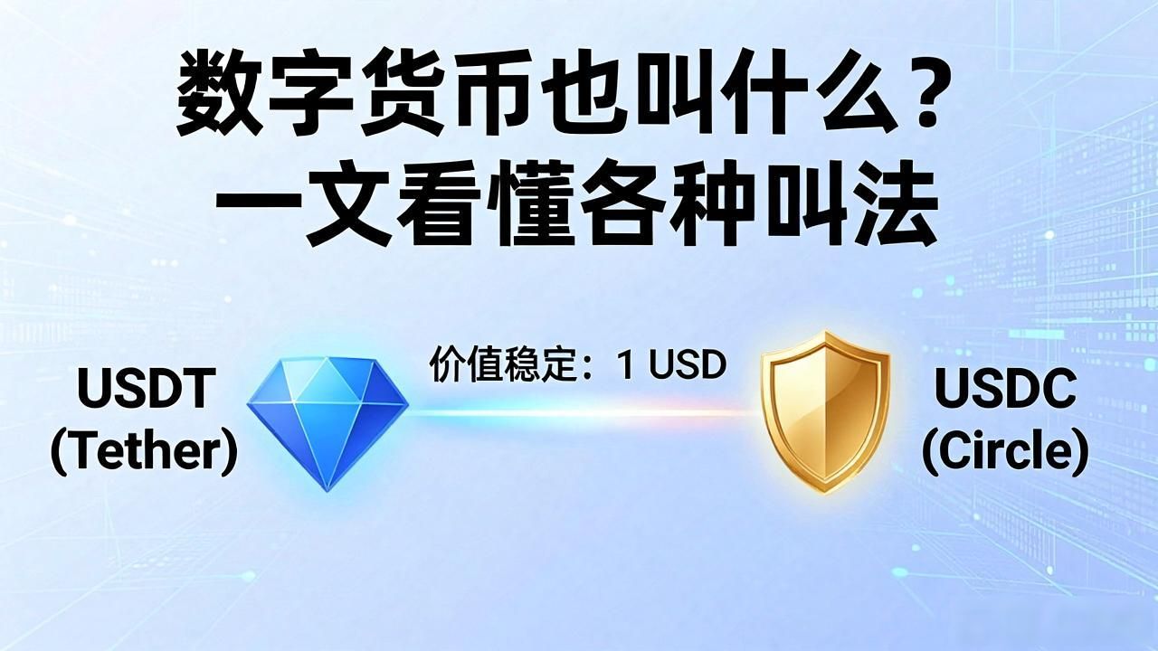 数字货币常见别名科普 比特币以太USDT全称含义 稳定币USDT和USDC区别_数字货币别名啥意思呀