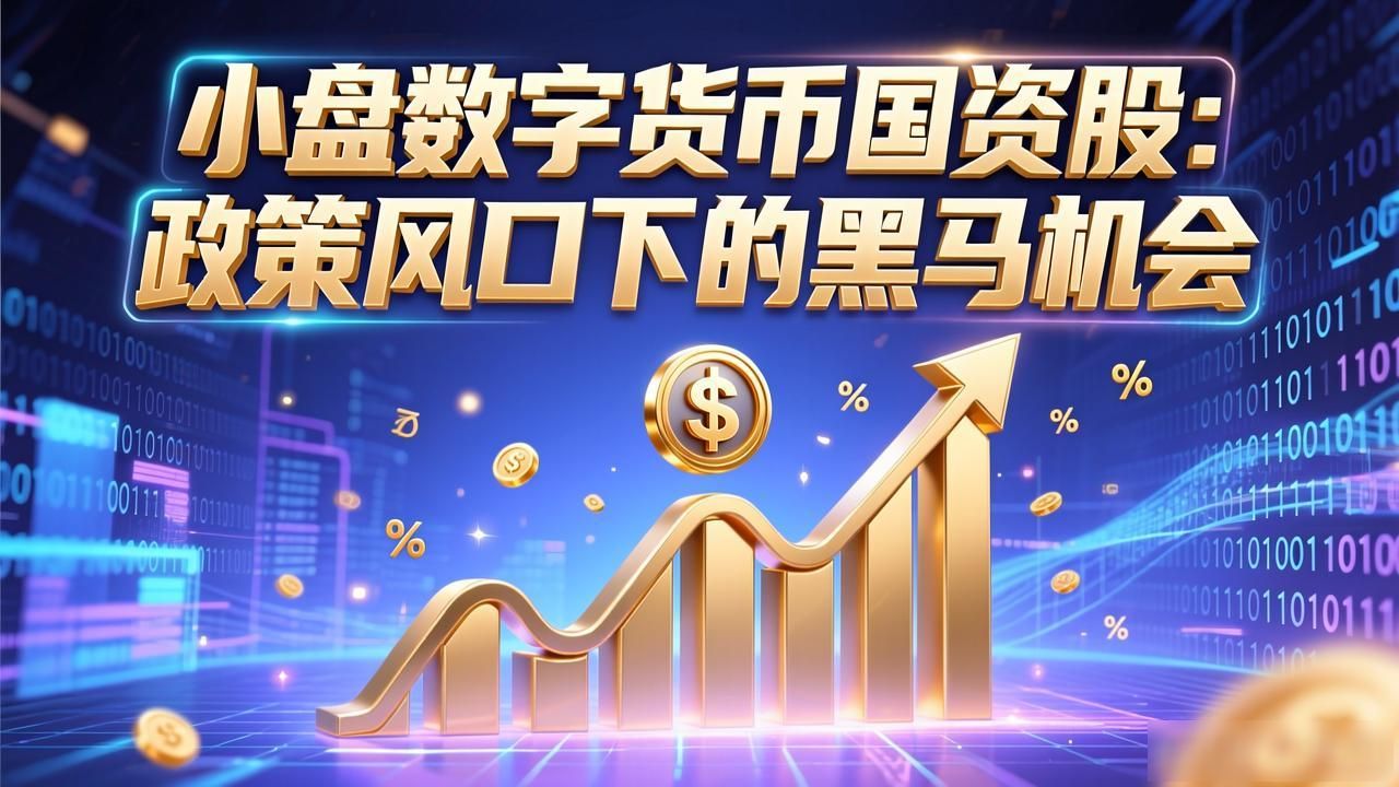小盘数字货币国资股：政策风口下的黑马机会