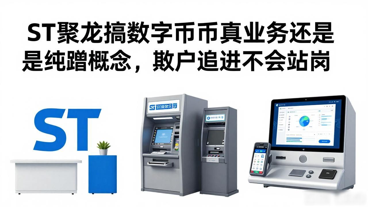 ST聚龙搞数字货币是真业务还是纯蹭概念，散户追进去会不会站岗