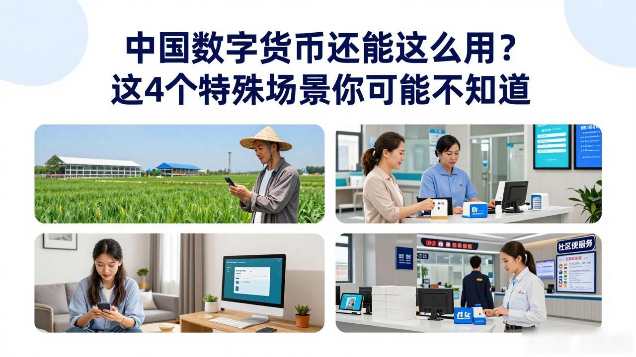 中国数字货币还能这么用？这4个特殊场景你可能不知道