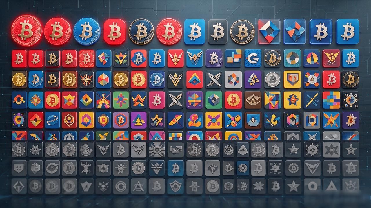 三千种数字货币图片全整理，从BTC到第3000名一个不落