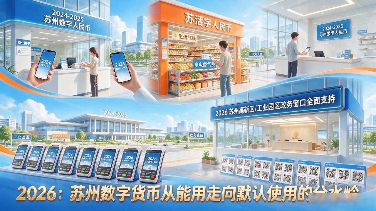苏州数字货币什么时候全面生效？2026落地时间一次说清
