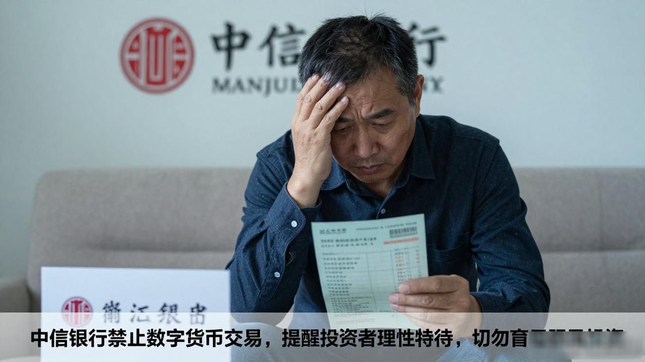 中信银行禁止数字货币，储户钱袋子怎么办？