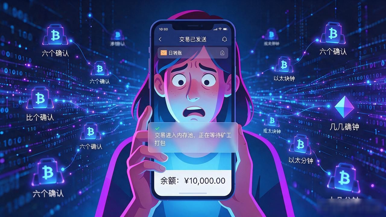 数字货币转到钱包没到账？十有八九是地址、确认数或跨链出了岔子
