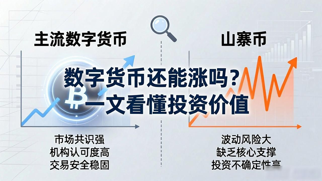 数字货币还能涨吗？一文看懂投资价值
