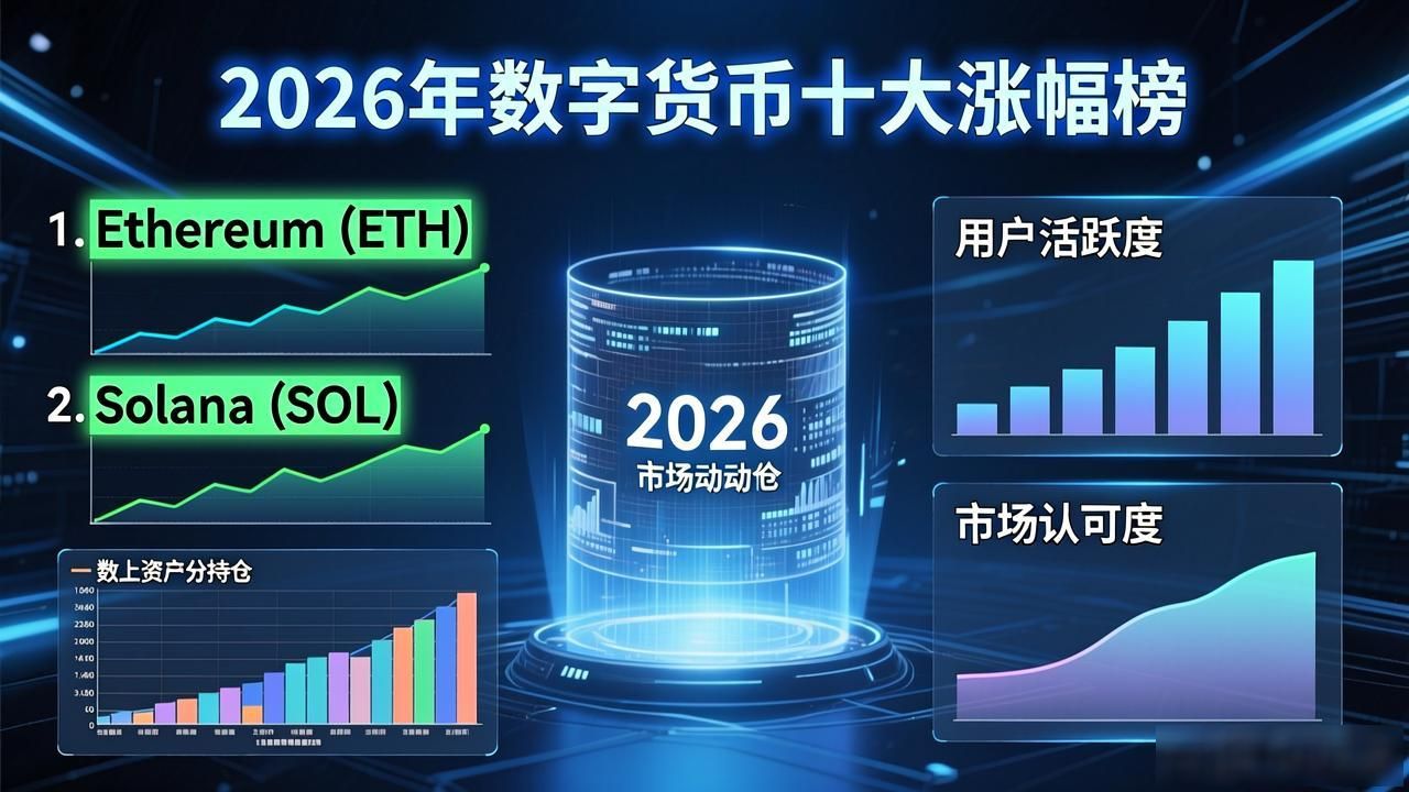 数字货币十大涨幅榜：2026年哪些币值得追