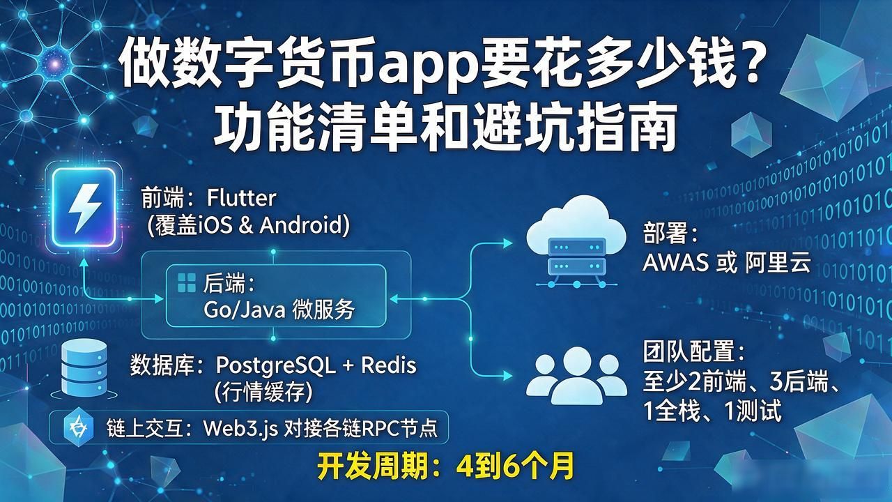做数字货币app要花多少钱？功能清单和避坑指南