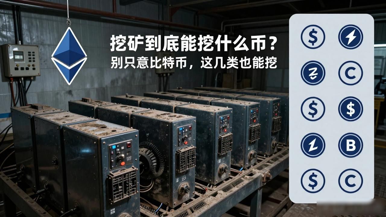 挖矿到底能挖什么币？别只盯着比特币，这几类也能挖