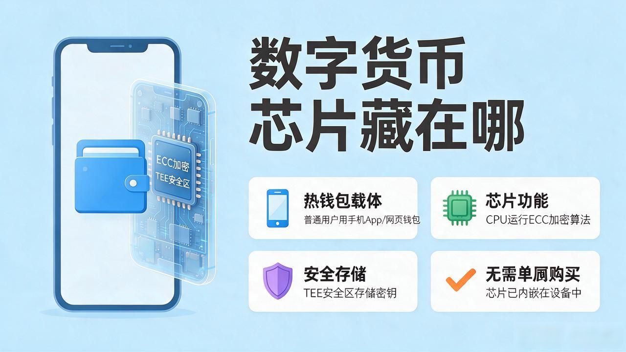 数字货币要不要芯片？普通人最容易搞混的问题，一文说清