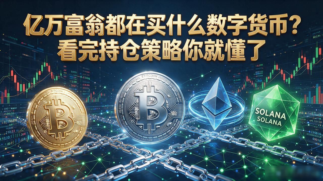 亿万富翁都在买什么数字货币？看完持仓策略你就懂了