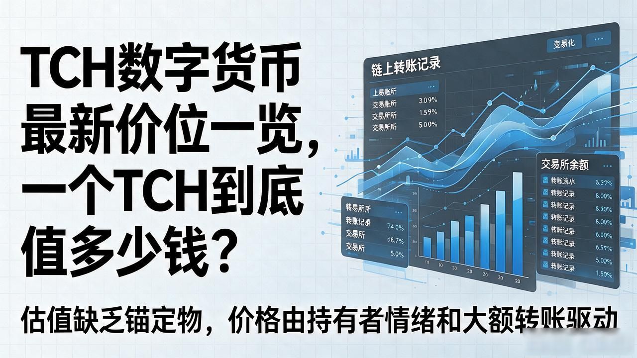 TCH数字货币最新价位一览，一个TCH到底值多少钱