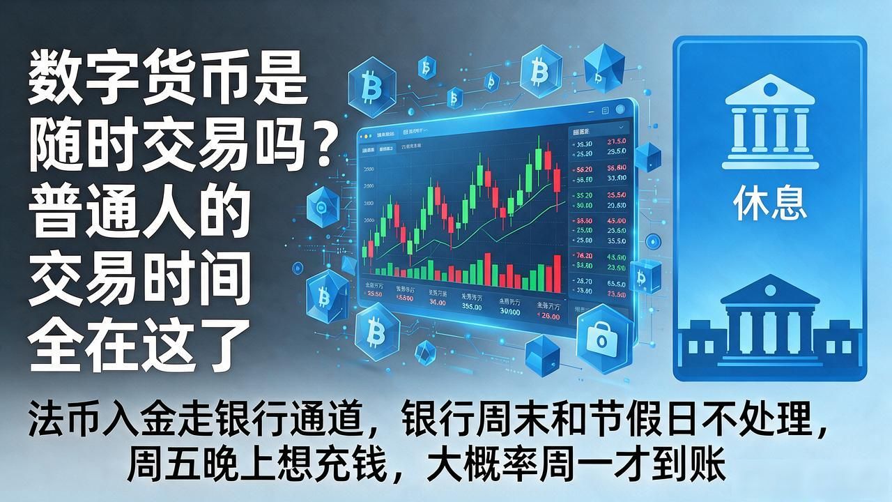 数字货币是随时交易吗？普通人的交易时间全在这了