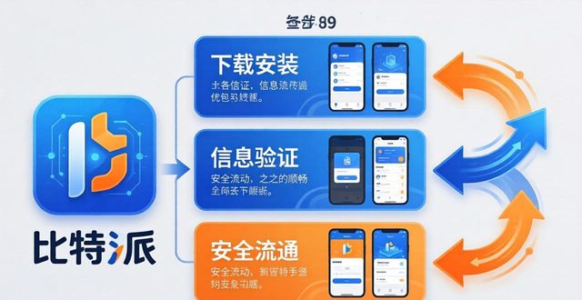 比特派钱包下载后，信息流通三步走
