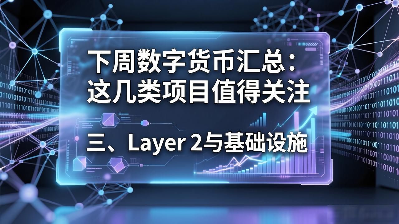 下周数字货币汇总：这几类项目值得关注
