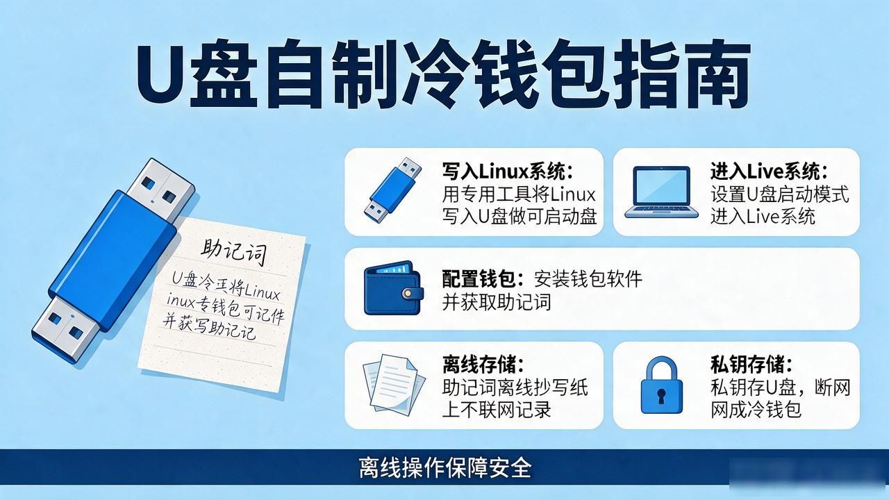 U盘自制冷钱包：离线存币安全指南