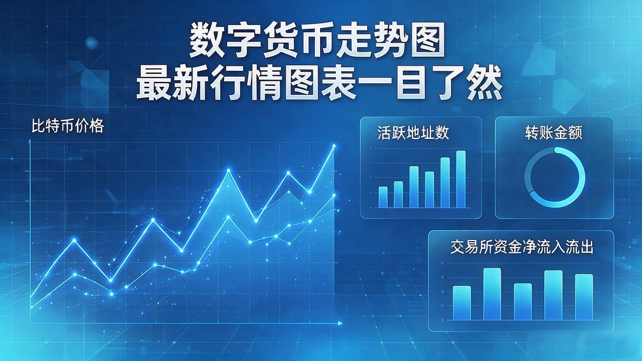 数字货币走势图大全 最新行情图表一目了然