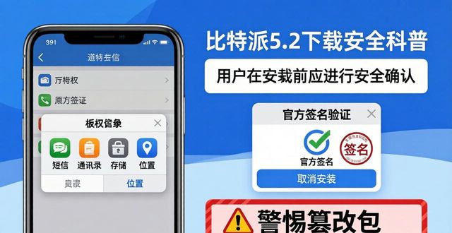 比特派5.2下载小心这些坑