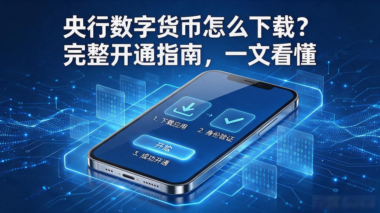 央行数字货币怎么下载？完整开通指南，一文看懂