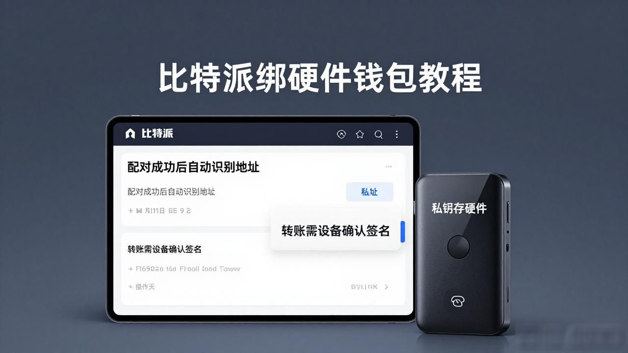 比特派钱包与硬件钱包配合使用_比特派钱包连接硬件钱包步骤_比特派钱包与硬件钱包的结合使用方法