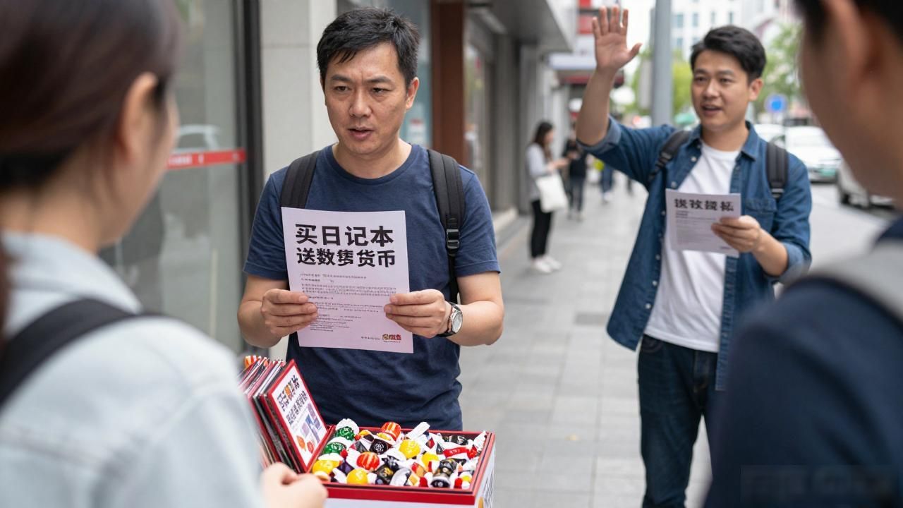 买日记本送数字货币？这种宣传别当真