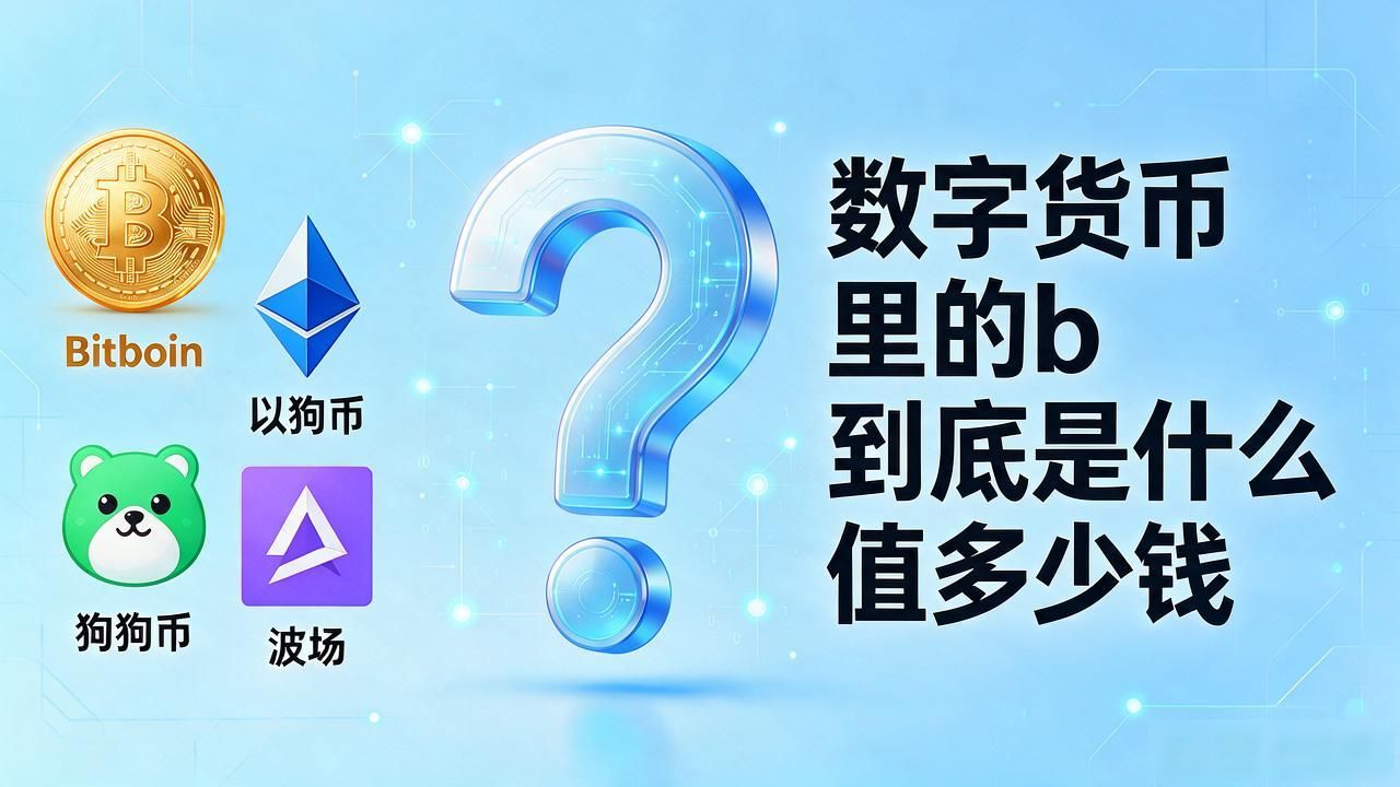数字货币里的b到底是什么 值多少钱
